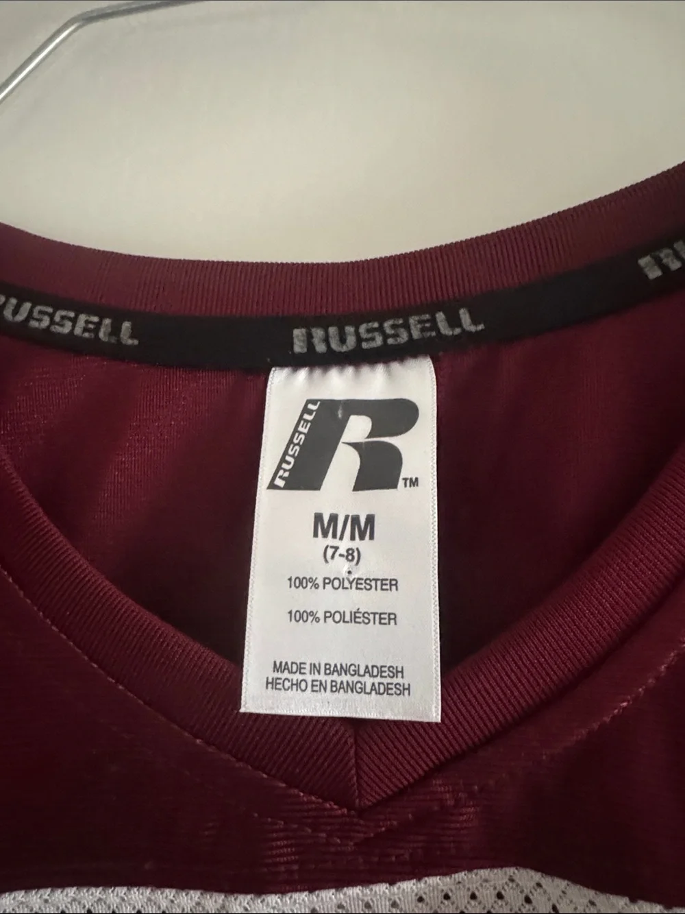 Russell Athletic Maroon, White & Gold Arizona State Jersey - Kids